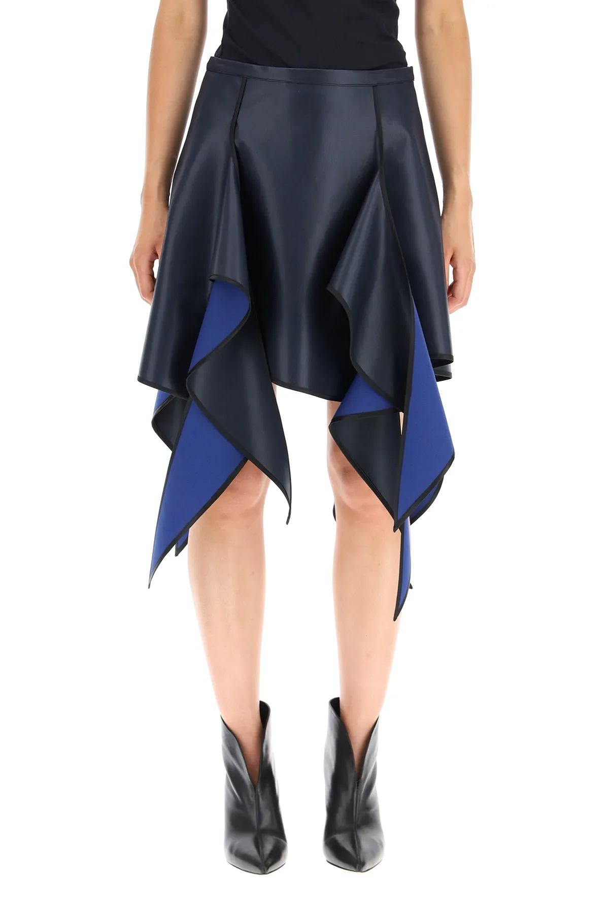 Y/Project Flame Asymmetric High Waist Mini Skirt