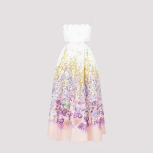 Zimmermann Cut-Out Sleeveless Midi Dress